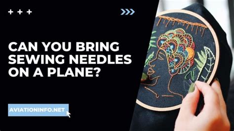 Can I Bring Embroidery Needles on a Plane? Discussing the Prohibitions and Exceptions